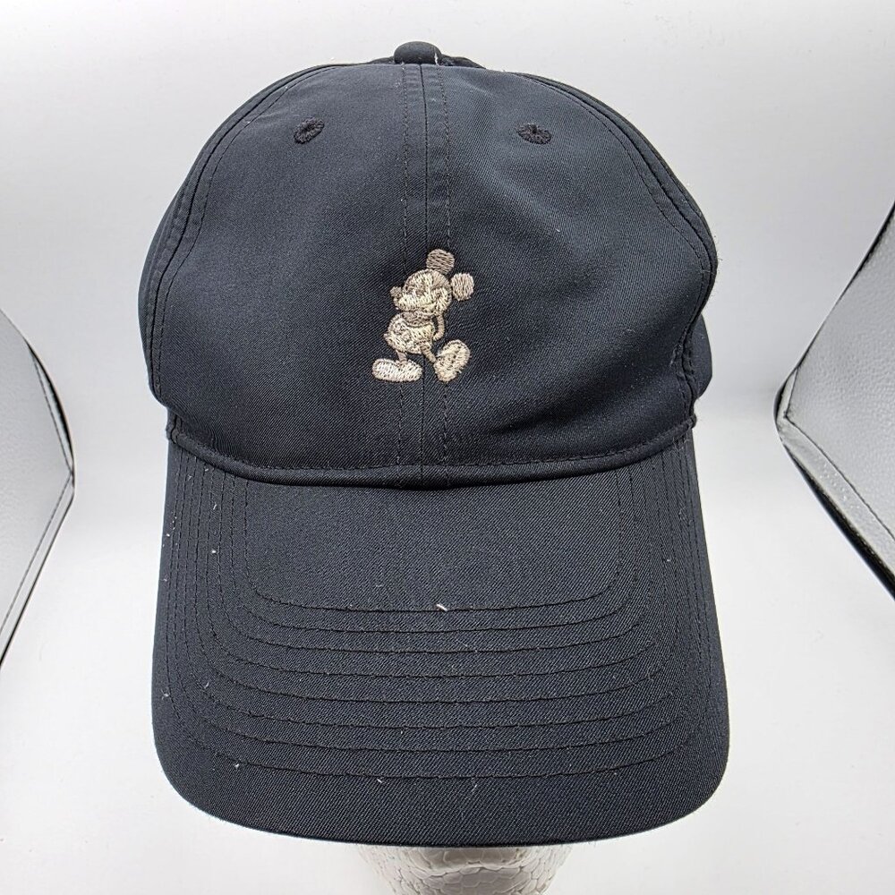 Nike x Disney Mickey Mouse Black Adjustable Hat Unisex Casual Cap Outdoors